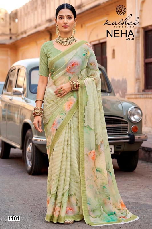 Kashvi neha vol 11 saree for wholesale  - wholesale export